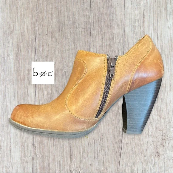 Born of Concept Heeled Leather Booties - Picture 8 of 8